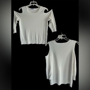 Time and Tru bare shoulder sweater